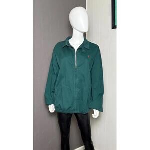 Vintage 1990's Polo Ralph Lauren Green Field Jacket size XL